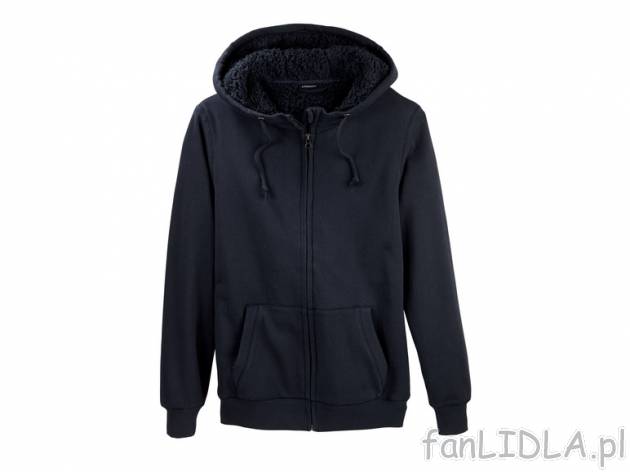 Ocieplana bluza z kapturem Livergy, cena 64,90 PLN za 1 szt. 
- bardzo ciepła, ...