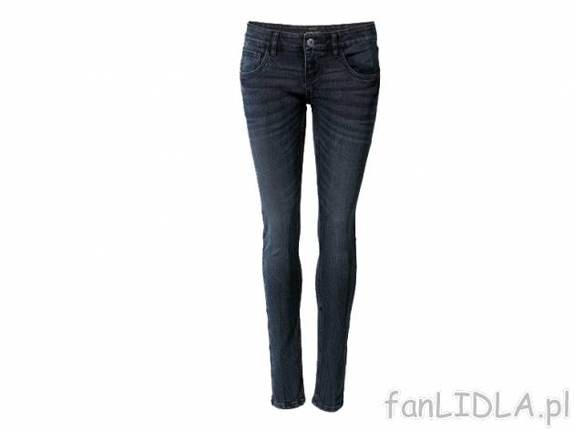 Jeansy ze stretchem Esmara, cena 39,99 PLN za 1 para 
- rozmiary: 36 - 44 (nie wszystkie ...