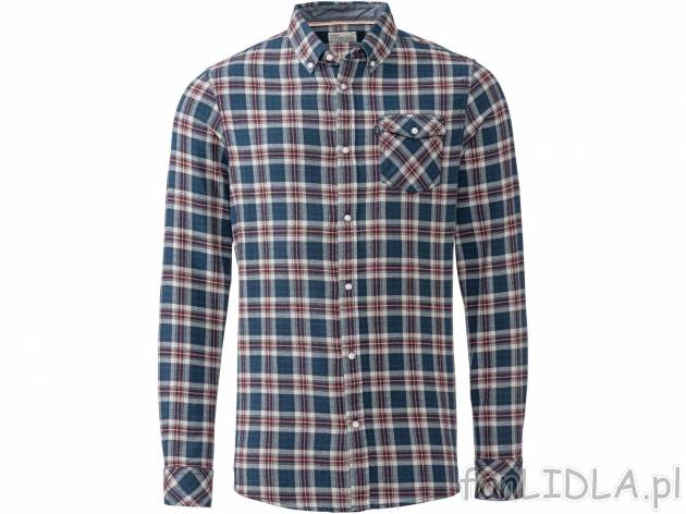 Koszula męska Livergy, cena 39,99 PLN 
- 100% bawełny
- rozmiary: M-XL
- Hohenstein ...