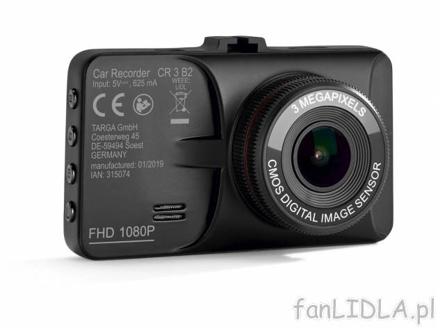 Kamera samochodowa Car Recorder CR 3 B2 z wyświetlaczem 2,9˝ 3 lata gwarancji, ...