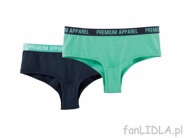 Majtki typu hipster, 2 sztuki Esmara, cena 17,99 PLN za 2 szt. 
- rozmiary: S-L ...