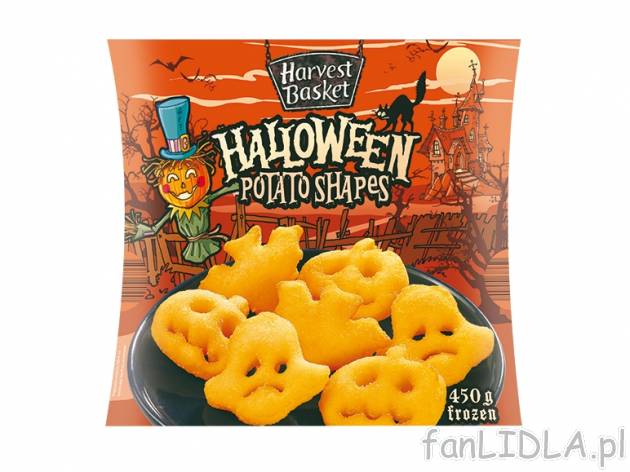 Ziemniaczki HALLOWEEN , cena 3,99 PLN za 450 G/ 1 OPAK., 1 KG = 8,87 PLN. 
- wstępnie ...