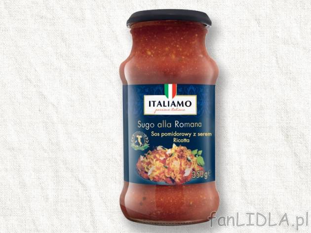 Sos do makaronu , cena 5,00 PLN za 340/350 g/1 opak., 1 kg=16,15/15,69 PLN. 
- ...