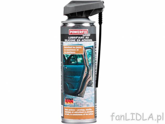 Spray silikonowy Powerfix, cena 12,99 PLN  

- Made in Germany