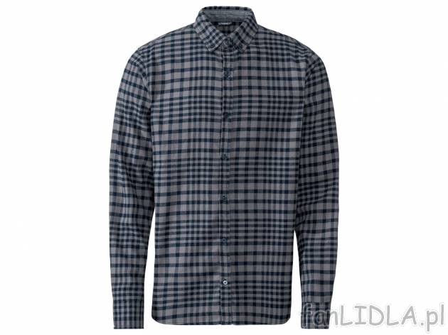 Koszula flanelowa Livergy, cena 29,99 PLN 
- koszula flanelowa w kratkę to klasyczny ...