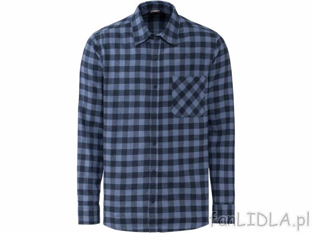 Koszula flanelowa Livergy, cena 29,99 PLN 
- koszula flanelowa w kratkę to klasyczny ...