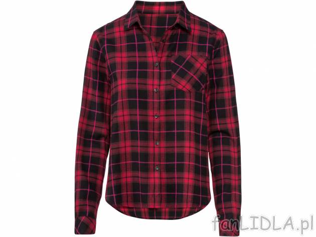 Koszula flanelowa Esmara, cena 29,99 PLN 
- koszula flanelowa w kratkę to klasyczny ...
