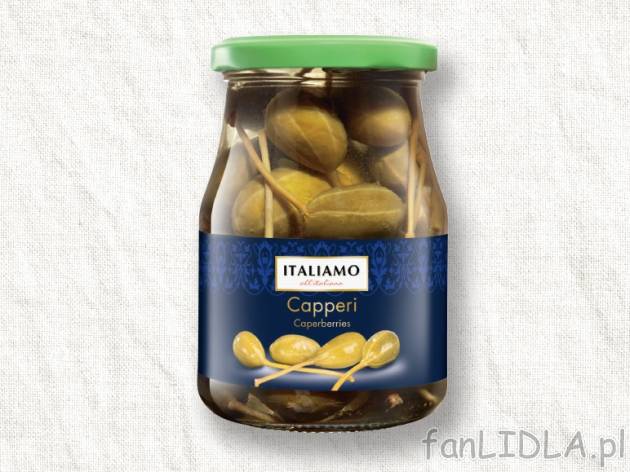 Kapary , cena 4,00 PLN za 350 g/1 opak., 1 kg=27,72 wg wagi odcieku PLN.