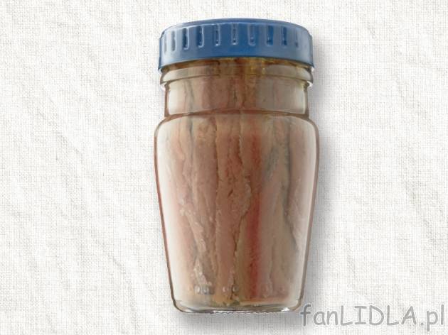 Filety z sardeli w oliwie , cena 4,00 PLN za 80 g/1 opak., 100 g=11,60 wg wagi odcieku ...