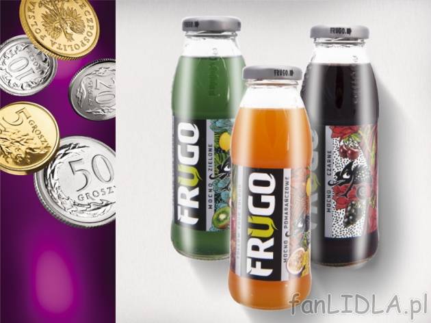 Frugo Napój owocowy , cena 0,00 PLN za 250ml/ 1 opak., 100ml=0,40 PLN.
