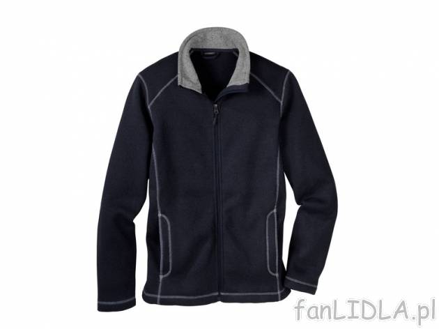 Bluza z polaru Livergy, cena 49,99 PLN za 1 szt. 
- bardzo gruba i ciepła 
- z ...