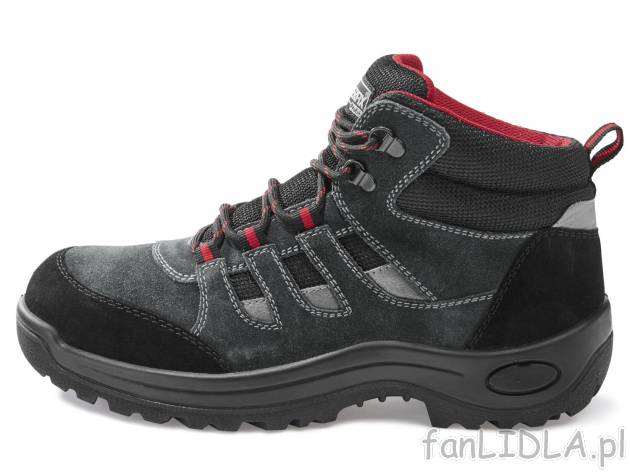 Skórzane buty ochronne Powerfix, cena 99,00 PLN 
- materiał wierzchni z wytrzymałej ...