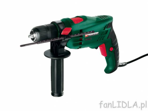 Wiertarka udarowa 500W Parkside, cena 89,00 PLN za 1 opak. 
- silnik o mocy 500 ...