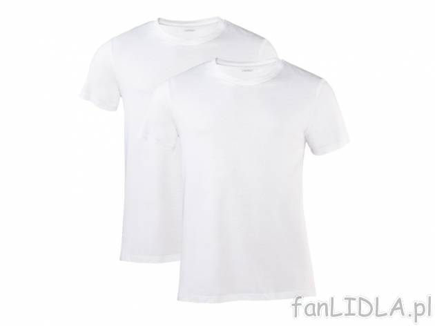 Koszulka, 2 szt. Livergy, cena 21,99 PLN za 2 szt. 
- rozmiary: M-XXL 
- 100% ...