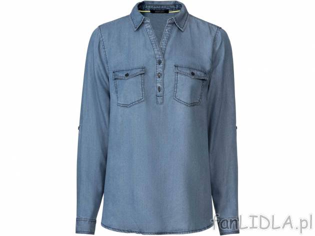Bluzka damska Esmara, cena 29,99 PLN 
- 100% lyocellu (TENCEL&trade;)
- możliwość ...