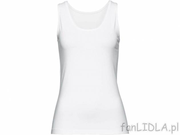 Podkoszulka Esmara Lingerie, cena 12,99 PLN 
- 95% biobawełny, 5% elastanu
- rozmiary: ...