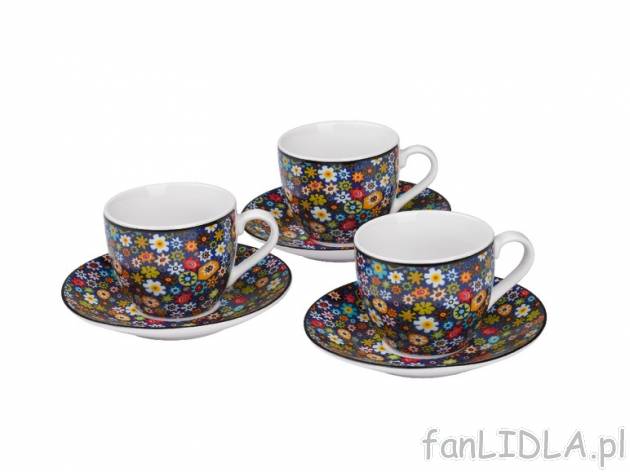 Filiżanki z porcelany Ernesto, cena 24,99 PLN za zestaw 2 lub 3 szt. 
- przystosowane ...
