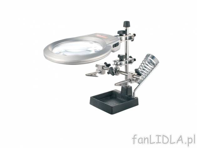 Lupa LED do mechaniki precyzyjnej Powerfix, cena 29,99 PLN za 1 szt. 
- z oświetleniem ...