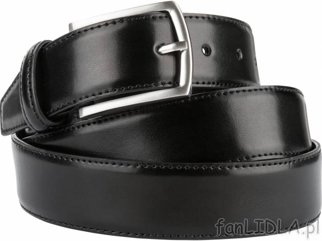Pasek skórzany Livergy, cena 19,99 PLN 
- klasyczny design
- szerokość paska: ...