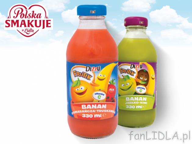 Dizzy Napój , cena 0,00 PLN za 330 ml/1 opak., 1 l=2,39 PLN.