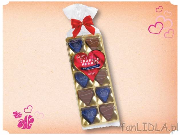 Praliny , cena 7,99 PLN za 125g, 100g=6,39 PLN. 
- znakomite praliny czekoladowo-truflowe ...