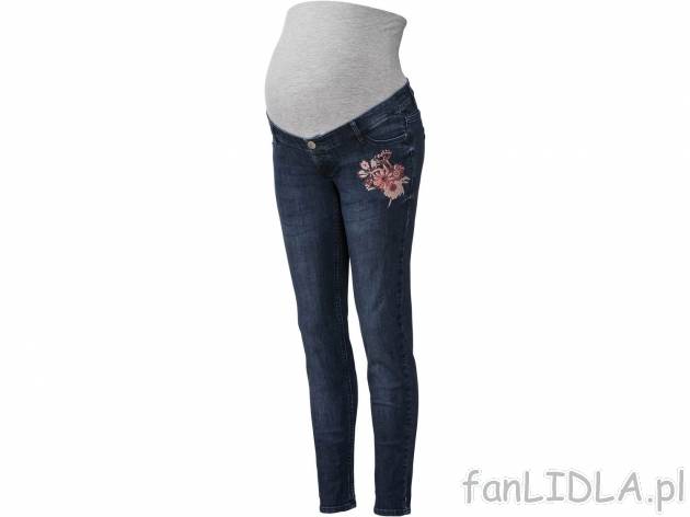 Jeansy ciążowe z biobawełną Esmara Lingerie, cena 44,99 PLN 
Ubrania ciążowe ...