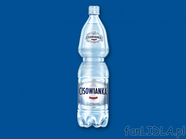 Cisowianka Woda mineralna gazowana , cena 1,00 PLN za 1,5 l/1 but., 1 l=0,74 PLN.