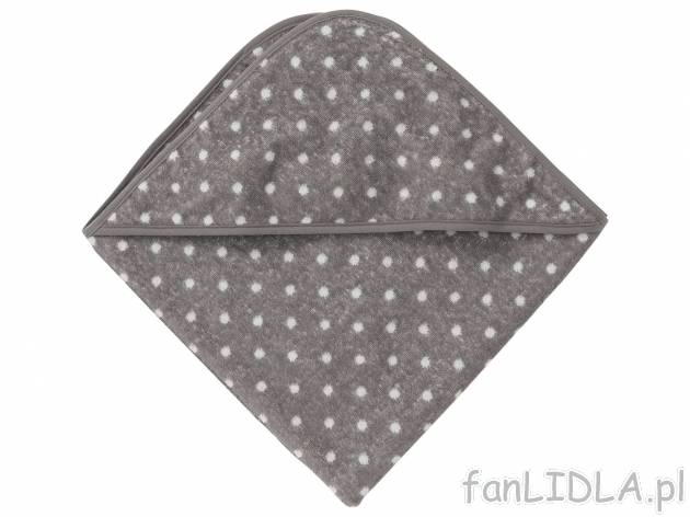 Ręcznik z kapturkiem Lupilu, cena 19,99 PLN 
- 100% bawełny
- 75 x 75 cm
- ...