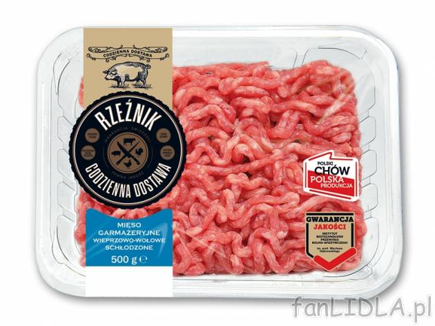 Rzeźnik Mięso garmażeryjne wieprzowo-wołowe , cena 3,00 PLN za 500 g/1 opak., ...