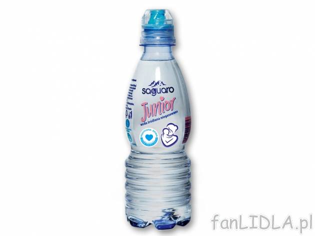 Saguaro Woda źródlana niegazowana dla dzieci , cena 0,00 PLN za 330 ml/1 opak., ...