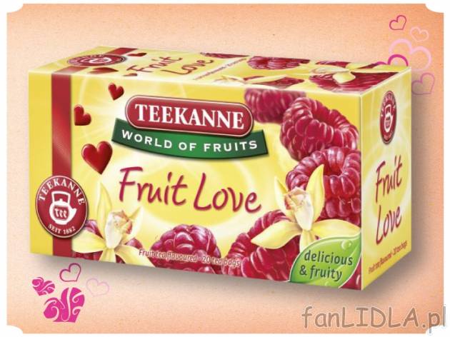 Herbata Teekanne , cena 2,99 PLN za 50g, 100g=5,98 PLN.  
-  różne rodzaje do wyboru