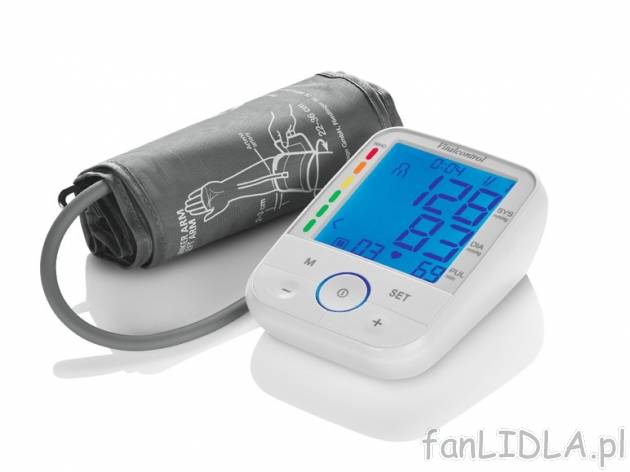 Ciśnieniomierz naramienny z wyświetlaczem LCD Sanitas, cena 74,90 PLN za 1 szt. ...
