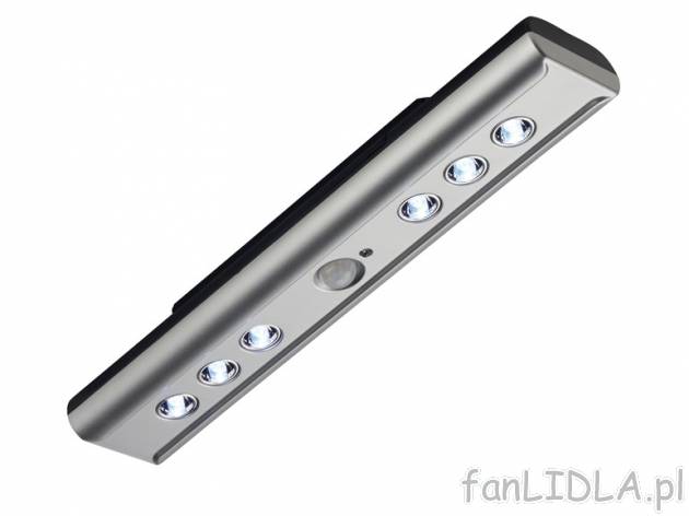 Lampka LED z czujnikiem ruchu , cena 26,99 PLN za 1 szt. 
- automatyczny wyłącznik ...