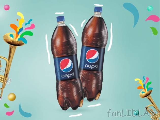 Pepsi Regular/Twist/Max, Mirinda lub 7UP 2 x 2 l , cena 4,00 PLN za 2 x 2 l, 1 l=1,25 ...