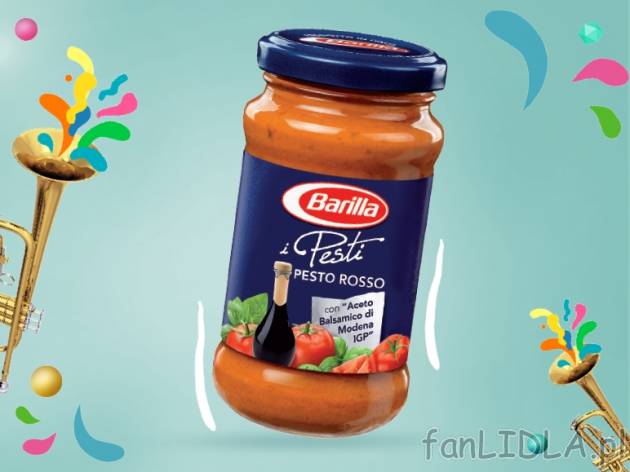 Barilla Pesto , cena 7,00 PLN za 190/200 g/1 opak./, 100 g=4,15/3,95 PLN.