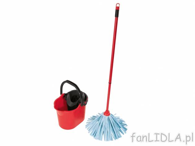 Zestaw do sprzątania mop + wiadro AquaPur, cena 34,99 PLN za 1 opak. 
- wiadro ...