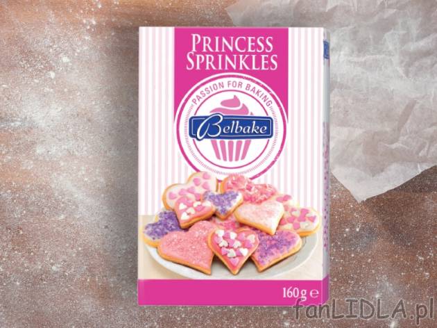 Belbake Posypka dekoracyjna , cena 7,00 PLN za 160 g/1 opak., 100 g=4,99 PLN.