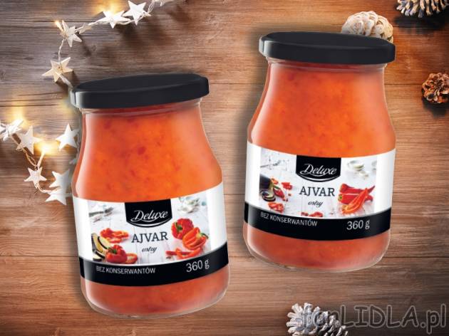 Ajvar , cena 3,00 PLN za 360 g/1 opak., 1 kg=11,08 PLN.