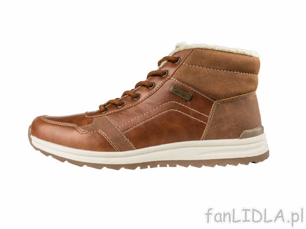Buty męskie Livergy, cena 69,90 PLN 
- boczny zamek błyskawiczny
- rozmiary: 41-46- ...