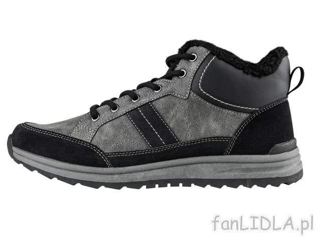 Buty męskie Livergy, cena 69,90 PLN 
- boczny zamek błyskawiczny
- rozmiary: 41-46- ...