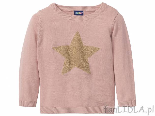 Sweter Lupilu, cena 21,99 &#8364; 
- 100% bawełny
- błyszczący nadruk
- rozmiary: ...