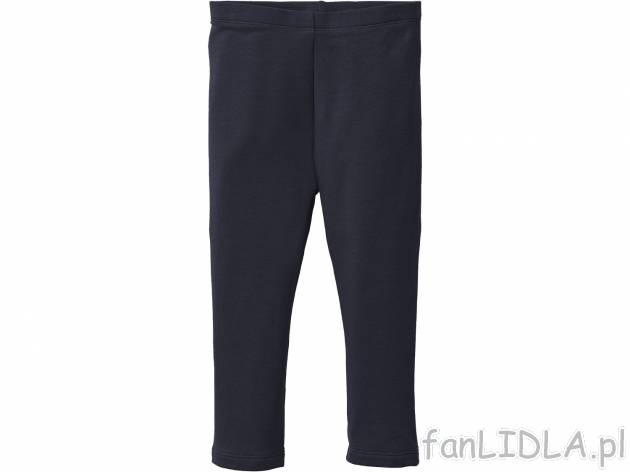Legginsy ocieplane Lupilu, cena 12,99 &#8364; 
- 95% bawełny, 5% elastanu
- ...
