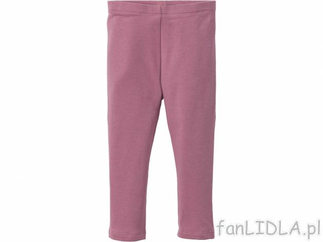 Legginsy ocieplane Lupilu, cena 12,99 &#8364; 
- 95% bawełny, 5% elastanu
- ...