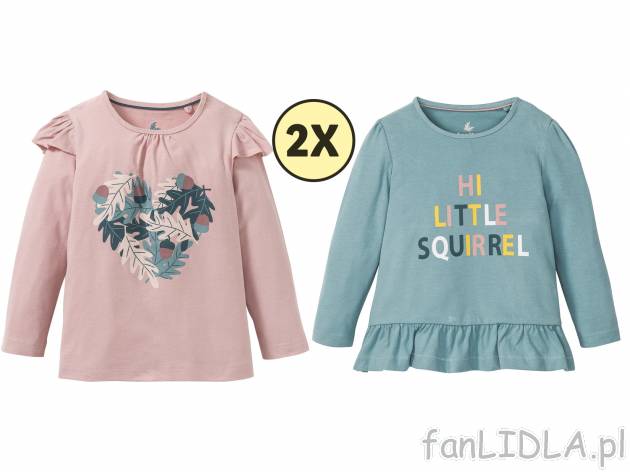 Bluzki, 2 szt.* Lupilu, cena 7,99 € 
* Artykuł dostępny wyłącznie ...