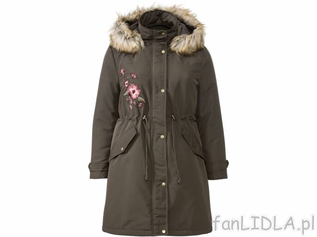 Parka Esmara, cena 129,00 PLN 
- rozmiary: 46-56
- materiał niewchłaniający ...