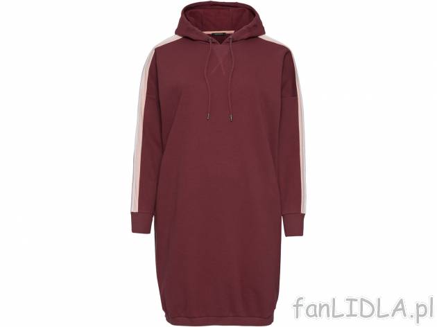 Sukienka z tkaniny dresowej Esmara, cena 34,99 PLN 
- rozmiary: L-3XL
- wysoka ...