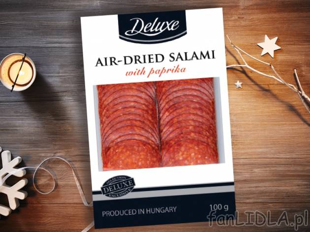 Salami węgierskie krojone , cena 3,00 PLN za 100 g/1 opak. 
- do wyboru: klasyczne ...