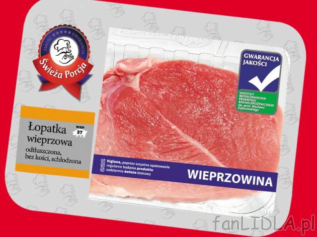 Łopatka wieprzowa , cena 10,79 PLN za 1 kg 
-  Łopatka wieprzowa