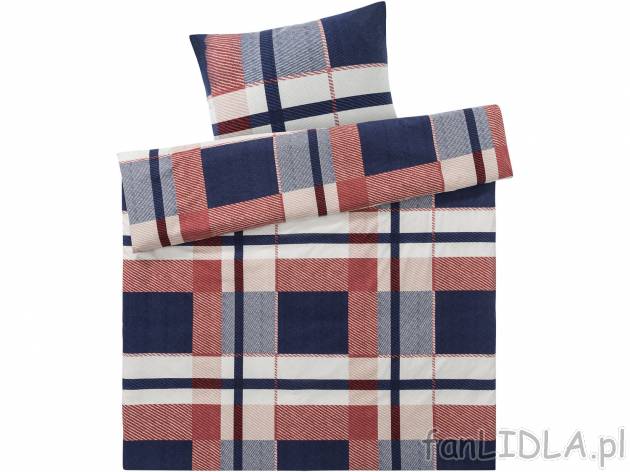 Pościel flanelowa Meradiso, cena 59,00 PLN 
140 x 200 cm 
- gwarancja zachowania ...