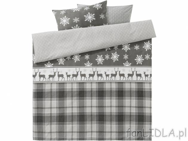 Pościel flanelowa Meradiso, cena 69,00 PLN 
160 x 200 
- gwarancja zachowania rozmiaru ...